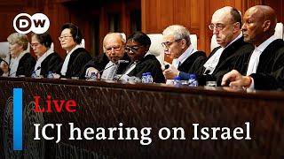 Live: International Court of Justice (ICJ) public hearing on Israel | DW News