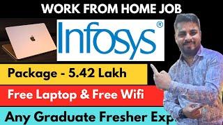 Infosys Hiring Fresher | Work From Home Jobs | Package-5.42 LPA | Latest Jobs 2024 | wfh | Infosys
