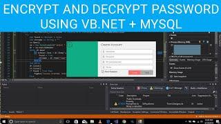 Encrypt And Decrypt Password using VB.Net