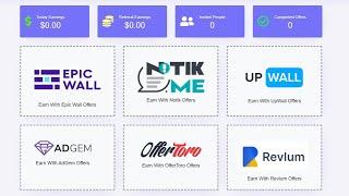 سكربت ربحي  بمميزات خارقة  يدعم جميع شبكات Offerwall بديل سكربت بوكيت - Earning Script - Offerwalls