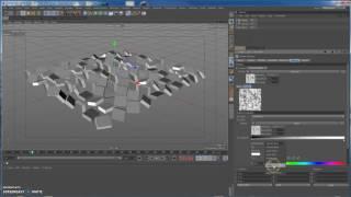 C4D Quantised random effector