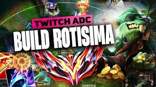 Como Jugar TWITCH Guía y su BUILD Actual - Como Carrilear como ADC en s14 - League of Legends tips