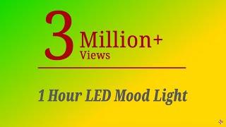 60 minutes of Color changing Mood Lights with gradient  Screensaver LED Light (No Mid-roll Ads)