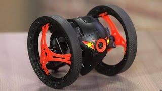 Parrot's MiniDrone Jumping Sumo rolls, spins, and leaps at your command