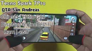 Tecno Spark 7 Pro Game Play | GTA San Andreas, Graphics Test, 1.8Ghz Octa-core, Ram 4GB