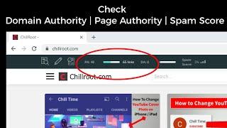 How To Check Domain Authority, Page Authority & Spam Score of a Website