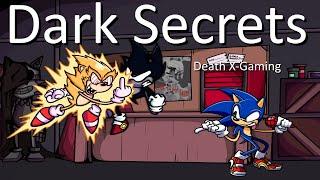 Friday Night Funkin' - Dark Secrets But  Fleetway And Dark Sonic Vs Agoti Sonic (My Cover) FNF MODS