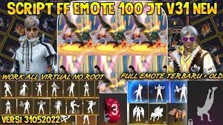 SCRIPT FF EMOTE 100JT V31 FULL EVO | BISA DILIHAT MUSUH DAN TEMAN