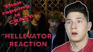 THE RAPPING IS CRAZY | Stray Kids "Hellevator" M/V REACTION | 1st reaction to Stray Kids