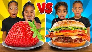 JUNK VS HEALTHY FOOD CHALLENGE