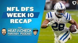 NFL DFS Week 10 Recap | The Heat Check Podcast