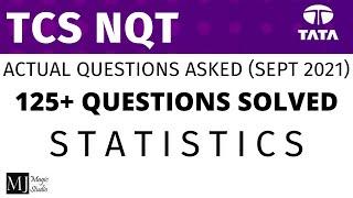 TCS NINJA NQT - ACTUAL QUESTIONS with ANSWERS (STATISTICS)