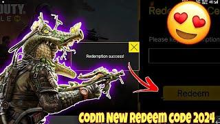 Codm *NEW* redeem code 2024 today | codm redeem code 2024 may | get free character skins in codm s4