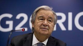 UN chief says 'failure is not an option' in fight against climate change