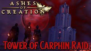 This RAID is AMAZING - Exploring Ashes of Creations First Raid - The Tower of Carphin