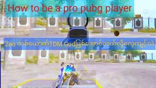 How to Train TDM God | Zeo တစ်ယောက်TDM Godြစ်အောင်ဘယ်လိုပစ်လဲ Scopeငြိမ်အောင်Gyroဘယ်လောက်ထားလဲ?#pubg