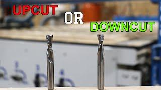 Upcut or Downcut CNC Bits | How and When to Use Them