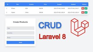 Crear CRUD con Laravel 8 - 2021