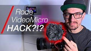 Using the Rode VideoMicro the RIGHT way! 2 quick tips