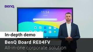 [Demo] BenQ Board RE04FV | All-in-one corporate solution | BenQ Education