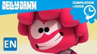 Jelly Jamm English. 1Hour Compilation (Ep.53-57) Cartoons in English for kids