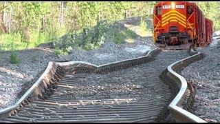 Extreme Train Railway Tracks Replacement Modern Technology - Amazing Rail Building Machines 2021