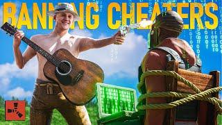 Singing for CHEATERS on RUST!!! (they got BANNED...)