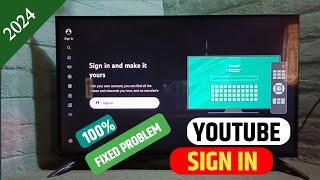 sign in and make it yours | how sign in youtube in your smart tv