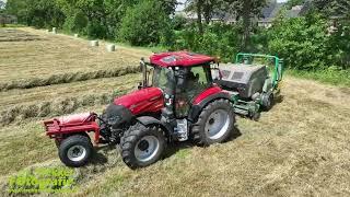 Midi balen persen | Hummel | Pressing Midi Bales | Ballenpressen | Case IH + Criap