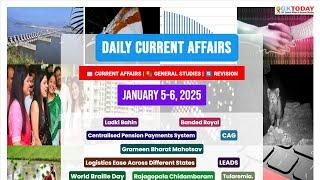 GKToday Current Affairs  5-6 January, 2025