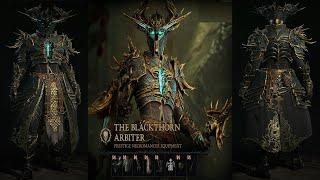 NEW Best Necromancer Set!? The Blackthorn Arbiter! | Diablo 4 Cosmetic Showcase!