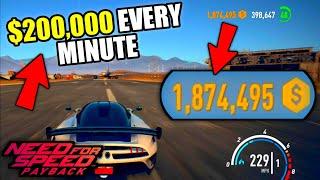 Need For Speed Payback Money Glitch | $200,000k Every 1 Minutes | Payback Money Glitch