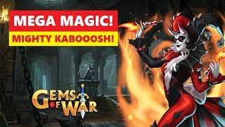 Gems of War Underspire Easy MEGA MAGIC High Boost Best Team!