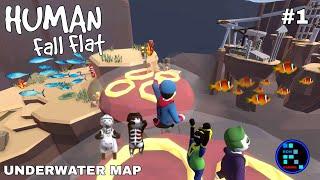 Human Fall Flat | New Underwater Map Super Funny Gameplay (Part-1)