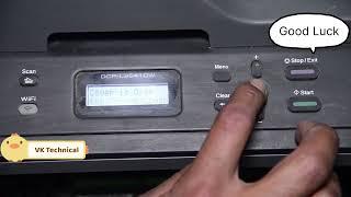 How To Reset Brother Printer DCP-L2541DW Printer Drum Toner Reset