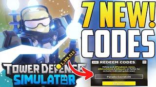 ️UPDATE!!️ TOWER DEFENSE SIMULATOR ROBLOX CODES 2024 - TOWER DEFENSE CODES 2024 - TDS