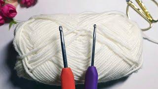 ONLY 2 ROWS! Super Easy Crochet Stitch For Crochet Beginners