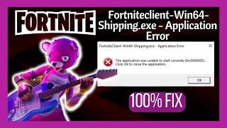 FIX Fortniteclient-Win64-Shipping.exe  -Application Error- in Fortnite
