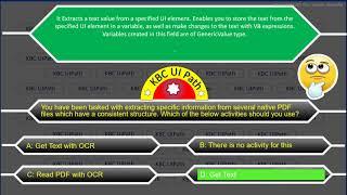 UiPath Certified RPA Associate (UiRPA) Practice quiz - Part 1