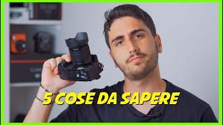 5 cose da sapere prima di comprare una macchina fotografica