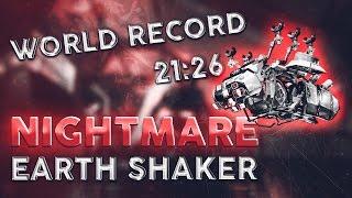 Warface - 21:26 WORLD RECORD Nightmare EARTH SHAKER
