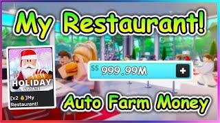 [Holiday] Roblox My Restaurant Script - Auto Farm Money