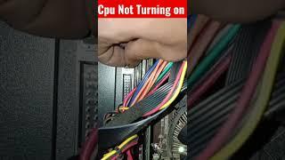 cpu power button not working #computer #computermaintenance #hardware #laptop #computerrepair