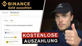 Binance Euro Auszahlung auf Konto  Geld auszahlen (ohne SEPA Überweisung)