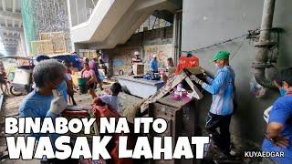 WASAKIN LAHAT YAN GRABE BINABOY AT GINAWA NG BAHAY ANG BANGKETA!