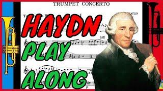 Haydn - Trumpet Concerto I. Allegro (Backing track, Play along, Accompaniment)