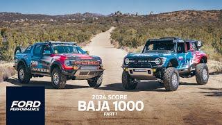 SCORE BAJA 1000 | BRONCO DR & RANGER RAPTOR | FORD PERFORMANCE | PART 1