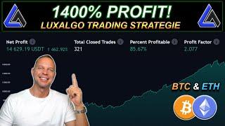 1400% Profit!  Neue Trading Strategie mit dem Luxalgo Backtester Indikator!