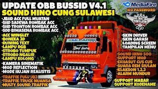 OBB BUSSID TERBARU V4.1 SOUND HINO 500 CUNG SULAWESI | GRAFFIK HD 4K | FULL FITUR BUSSID V4.1