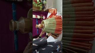 Easy And Quick Saree Draping for Varamahalakshmi | how to drape saree for Varamahalakshi